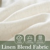 image:imageDriftAway Semi Sheer Scalloped Edge White Coastal Beach Window Curtains for Living Room Bedroom 2 Panels Rod Pocket Each Size 52 Inch by 72 Inch GrayLinen Loden Green