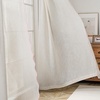 image:imageDriftAway Semi Sheer Scalloped Edge White Coastal Beach Window Curtains for Living Room Bedroom 2 Panels Rod Pocket Each Size 52 Inch by 72 Inch GrayLinen Pink