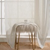 image:imageDriftAway Semi Sheer Scalloped Edge White Coastal Beach Window Curtains for Living Room Bedroom 2 Panels Rod Pocket Each Size 52 Inch by 72 Inch GrayLinen Taupe