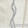 image:imageDriftAway Semi Sheer Scalloped Edge White Coastal Beach Window Curtains for Living Room Bedroom 2 Panels Rod Pocket Each Size 52 Inch by 72 Inch GrayLinen Gray