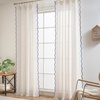image:imageDriftAway Semi Sheer Scalloped Edge White Coastal Beach Window Curtains for Living Room Bedroom 2 Panels Rod Pocket Each Size 52 Inch by 72 Inch GrayLinen Navy