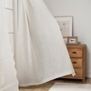 image:imageDriftAway Semi Sheer Scalloped Edge White Coastal Beach Window Curtains for Living Room Bedroom 2 Panels Rod Pocket Each Size 52 Inch by 72 Inch GrayLinen Taupe