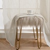 image:imageDriftAway Semi Sheer Scalloped Edge White Coastal Beach Window Curtains for Living Room Bedroom 2 Panels Rod Pocket Each Size 52 Inch by 72 Inch GrayLinen Taupe