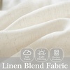image:imageDriftAway Semi Sheer Scalloped Edge White Coastal Beach Window Curtains for Living Room Bedroom 2 Panels Rod Pocket Each Size 52 Inch by 72 Inch GrayLinen Gray