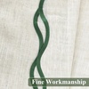 image:imageDriftAway Semi Sheer Scalloped Edge White Coastal Beach Window Curtains for Living Room Bedroom 2 Panels Rod Pocket Each Size 52 Inch by 72 Inch GrayLinen Loden Green