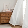 image:imageDriftAway Semi Sheer Scalloped Edge White Coastal Beach Window Curtains for Living Room Bedroom 2 Panels Rod Pocket Each Size 52 Inch by 72 Inch GrayWhite Taupe