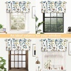 image:imageDriftAway Sylvia Floral Botanical Herbs Watercolor Printed Pattern Lined Blackout Thermal Insulated Window Curtain Valance Rod Pocket Single 52 Inch by 14 Inch Plus 2 Inch Header MultiMulti Color