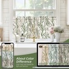 image:imageDriftAway Tree Branch Linen Lined Valance Double Layer Thermal Insulated Room Darkening Blackout Valances 3 Inch Rod Pocket Short Window Valance for Living Room Bathroom 52 Inch by 14 Inch BlueLoden Green