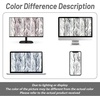 image:imageDriftAway Tree Branch Linen Lined Valance Double Layer Thermal Insulated Room Darkening Blackout Valances 3 Inch Rod Pocket Short Window Valance for Living Room Bathroom 52 Inch by 14 Inch BlueGrey