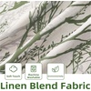 image:imageDriftAway Tree Branch Linen Lined Valance Double Layer Thermal Insulated Room Darkening Blackout Valances 3 Inch Rod Pocket Short Window Valance for Living Room Bathroom 52 Inch by 14 Inch BlueLoden Green