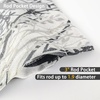image:imageDriftAway Tree Branch Linen Lined Valance Double Layer Thermal Insulated Room Darkening Blackout Valances 3 Inch Rod Pocket Short Window Valance for Living Room Bathroom 52 Inch by 14 Inch BlueGrey