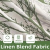 image:imageDriftAway Tree Branch Linen Lined Valance Double Layer Thermal Insulated Room Darkening Blackout Valances 3 Inch Rod Pocket Short Window Valance for Living Room Bathroom 52 Inch by 14 Inch BlueLoden Green