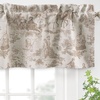 image:imageDriftAway 100 Blackout Curtains Toile Linen Back Tab W52xL84 BlackBeige