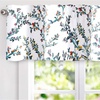 image:imageDriftAway Jasmine Watercolor Branch Botanical Thermal Insulated Energy Saving Window Curtain Valance for Living Room Bedroom Kitchen 2 Layers 52 Inch by 18 Inch Plus 2 Inch Header Multi 1 Pack1