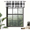 image:imageDriftAway Linen Textured Lined Valances for Windows Buffalo Check Curtain Window Valances Woven Plaid Blackout Thermal Insulated for Kitchen Living Room 1 Pack 52 x 14 TaupeWovenblack