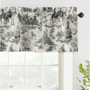 image:imageDriftAway 100 Blackout Curtains Toile Linen Back Tab W52xL84 BlackBlack