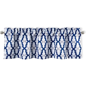 image:imageDriftAway Alexander Blackout Valances for Windows Thermal Insulated Kitchen Topper Geometric Moroccan Mid Century Pattern Match Thick Bathroom Curtain Valance Rod Pocket 52 Inch by 14 Inch RedGrayMasonnavy