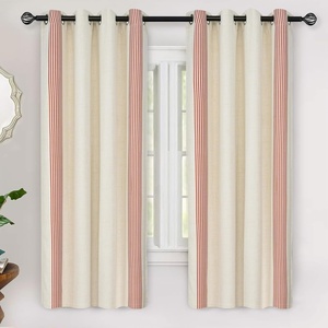 image:imageDriftAway Chris Blackout Curtain 2 Panels Grommet W52xL84 Dark BlueCabana Red