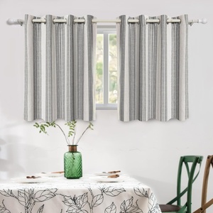 image:imageDriftAway Chris Blackout Curtain 2 Panels Grommet W52xL84 Dark BlueGrayLight Lineng