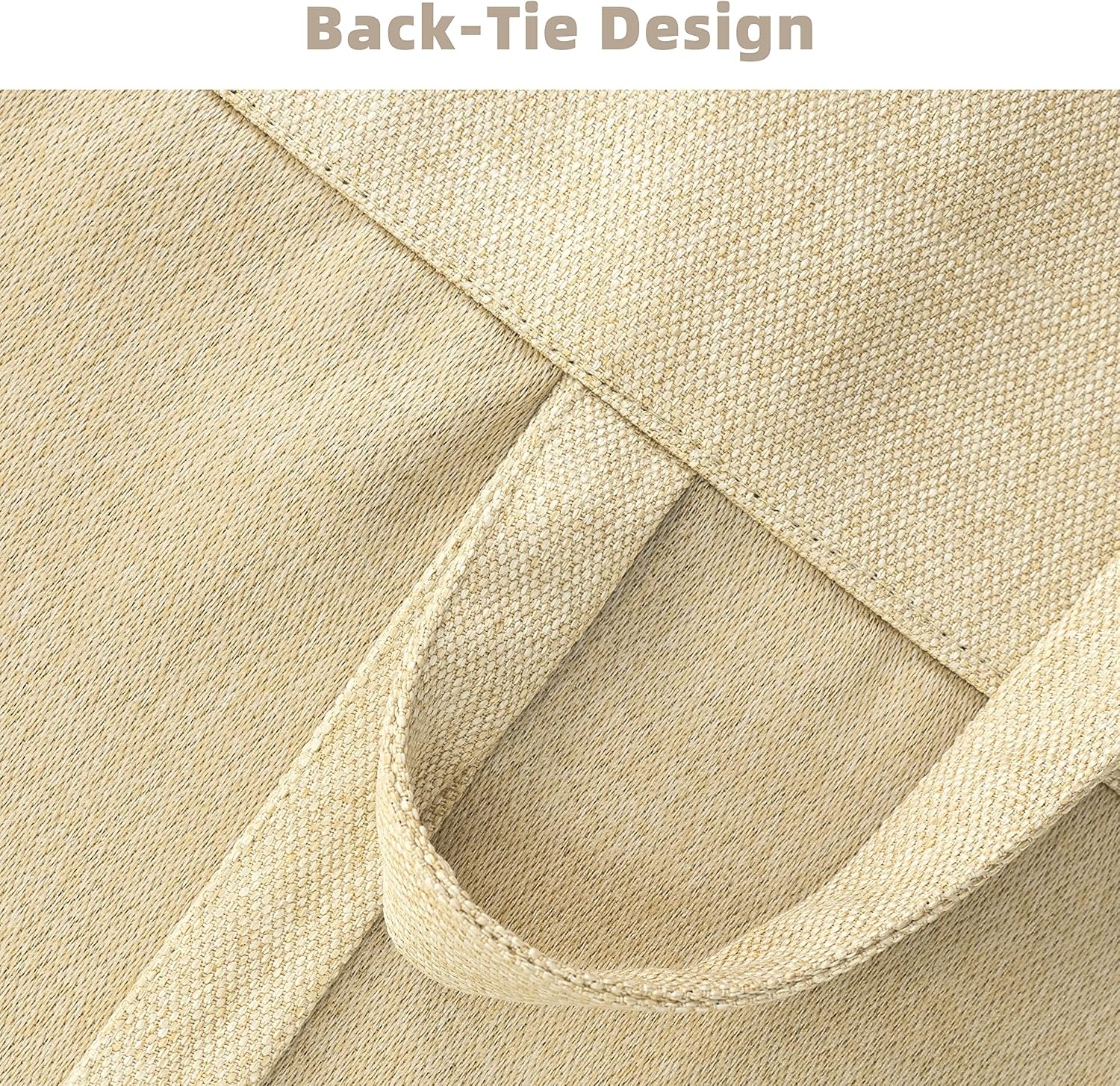 image:imageDriftAway Faux Linen Textured Solid Color Blackout Tie Up Curtain for Kitchen Decorative Adjustable Balloon Rod Pocket Window Linen Curtains for Small Window 42 Inch by 63 Inch Dusty BlueBeige