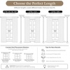 image:imageDriftAway 100 Blackout Farmhouse Linen Chenille Stripe Drapes Loden GreenCamel Beige