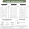 image:imageDriftAway 100 Blackout Farmhouse Linen Chenille Stripe Drapes Loden GreenLoden Green
