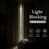 image:imageDriftAway 100 Blackout Farmhouse Linen Chenille Stripe Drapes Loden GreenLoden Green