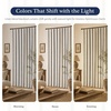image:imageDriftAway 100 Blackout Farmhouse Linen Chenille Stripe Drapes Loden GreenNavy