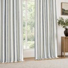 image:imageDriftAway 100 Blackout Farmhouse Linen Chenille Stripe Drapes Loden GreenNavy