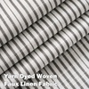 image:imageDriftAway 100 Blackout Linen Hygge Striped Curtains Double Layer Farmhouse Drapes 84 Inches Long for Living Room Bedroom Yarn Dyed Woven Thermal Insulated Rod Pocket Back Tab 2 Panels BeigeWhiteTicking Stripeblack