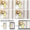 image:imageDriftAway 100 Blackout Linen Hygge Striped Curtains Double Layer Farmhouse Drapes 84 Inches Long for Living Room Bedroom Yarn Dyed Woven Thermal Insulated Rod Pocket Back Tab 2 Panels BeigeWhiteTicking Stripebeige