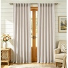 image:imageDriftAway 100 Blackout Linen Hygge Striped Curtains Double Layer Farmhouse Drapes 84 Inches Long for Living Room Bedroom Yarn Dyed Woven Thermal Insulated Rod Pocket Back Tab 2 Panels BeigeWhiteTicking Stripebeige