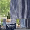 image:imageDriftAway 100 Blackout Linen Hygge Striped Curtains Double Layer Farmhouse Drapes 84 Inches Long for Living Room Bedroom Yarn Dyed Woven Thermal Insulated Rod Pocket Back Tab 2 Panels BeigeWhiteHygge Stripnavy