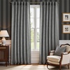 image:imageDriftAway 100 Blackout Linen Hygge Striped Curtains Double Layer Farmhouse Drapes 84 Inches Long for Living Room Bedroom Yarn Dyed Woven Thermal Insulated Rod Pocket Back Tab 2 Panels BeigeWhiteHygge Stripblack