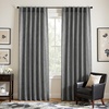 image:imageDriftAway 100 Blackout Linen Hygge Striped Curtains Double Layer Farmhouse Drapes 84 Inches Long for Living Room Bedroom Yarn Dyed Woven Thermal Insulated Rod Pocket Back Tab 2 Panels BeigeWhiteHygge Stripblack