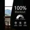image:imageDriftAway 100 Blackout Linen Hygge Striped Curtains Double Layer Farmhouse Drapes 84 Inches Long for Living Room Bedroom Yarn Dyed Woven Thermal Insulated Rod Pocket Back Tab 2 Panels BeigeWhiteTicking Stripebeige