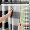 image:imageDriftAway 100 Blackout Plaid Curtains Buffalo Check 84 Inches TaupeBlack