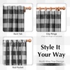 image:imageDriftAway 100 Blackout Plaid Curtains Buffalo Check 84 Inches TaupeBlack