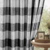 image:imageDriftAway 100 Blackout Plaid Curtains Buffalo Check 84 Inches TaupeBlack