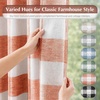 image:imageDriftAway 100 Blackout Plaid Curtains Buffalo Check 84 Inches TaupeBurnt Orange