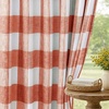 image:imageDriftAway 100 Blackout Plaid Curtains Buffalo Check 84 Inches TaupeBurnt Orange