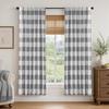 image:imageDriftAway 100 Blackout Plaid Curtains Buffalo Check 84 Inches TaupeGrey