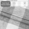 image:imageDriftAway 100 Blackout Plaid Curtains Buffalo Check 84 Inches TaupeGrey