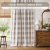image:imageDriftAway 100 Blackout Plaid Curtains Buffalo Check 84 Inches TaupeTaupe