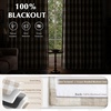image:imageDriftAway 100 Blackout Plaid Curtains Buffalo Check 84 Inches TaupeTaupe