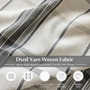 image:imageDriftAway 100 Blackout Plaid Linen Chenille Curtains 84 Inches Loden GreenBlack