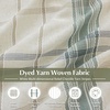 image:imageDriftAway 100 Blackout Plaid Linen Chenille Curtains 84 Inches Loden GreenLoden Green