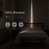 image:imageDriftAway 100 Blackout Plaid Linen Curtains 84 Inches Long 2 Panels BlackGrey
