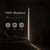 image:imageDriftAway 100 Blackout Plaid Linen Curtains 84 Inches Long 2 Panels BlackLoden Green