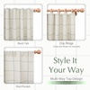image:imageDriftAway 100 Blackout Plaid Linen Curtains 84 Inches Long 2 Panels BlackLoden Green